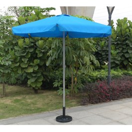 SPRING UMBRELLA 200cm BLUE FABRIC ALUMINIUM FRAME T4505 ΟΜΠΡΕΛΑ SPRING 200cm ΜΠΛΕ ΥΦΑΣΜΑ ΜΕ ΣΚΕΛΕΤΟ ΑΛΟΥΜΙΝΙΟΥ T4505